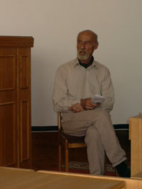 Фото В. Глазычева с семинара в Чебоксарах, 2003